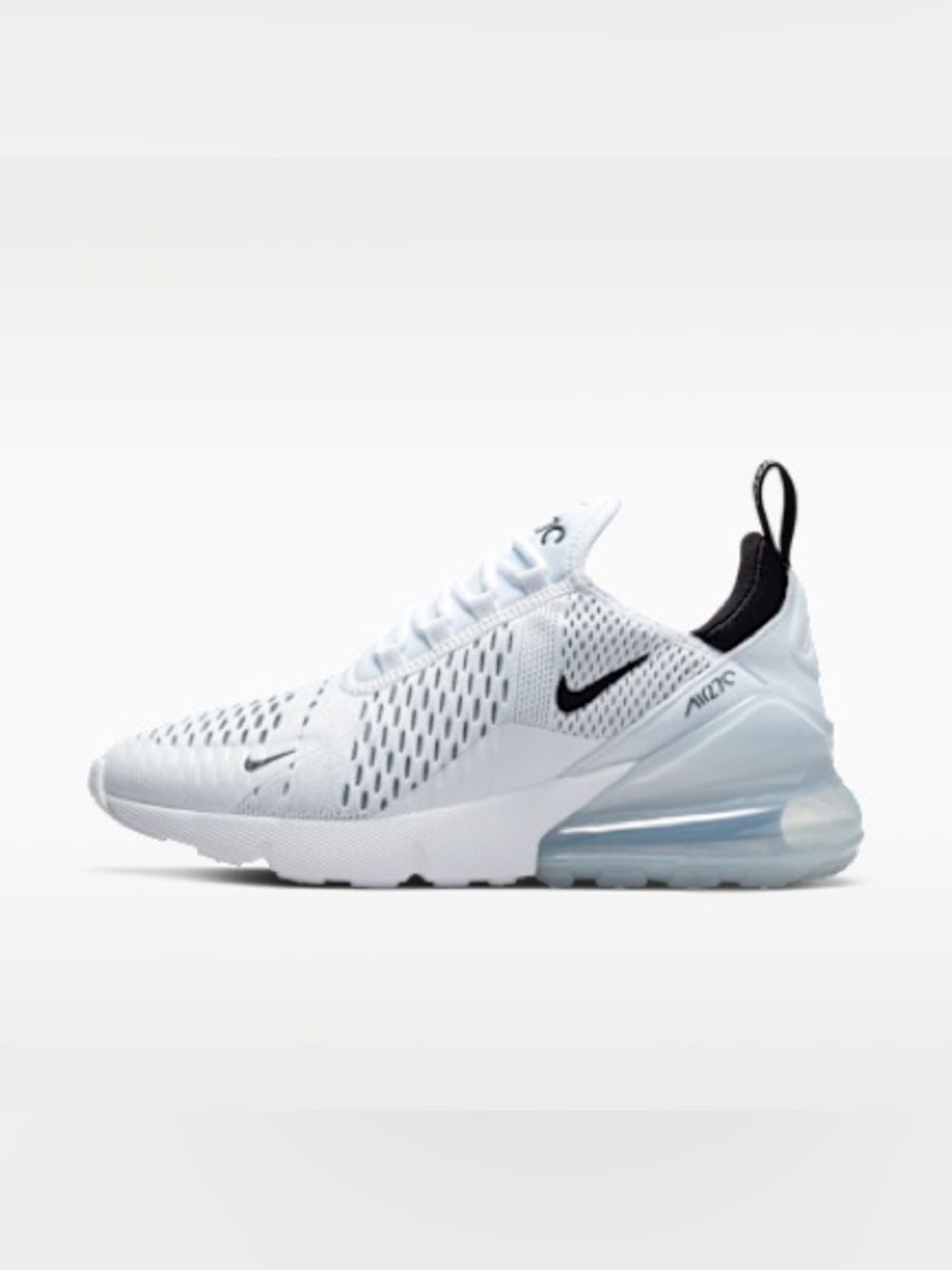 Nike Women’s Air Max 270 in White / Black (size 8.5)